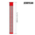 Graphic showing the dimensions of a Jerrycan Filter Cartridge