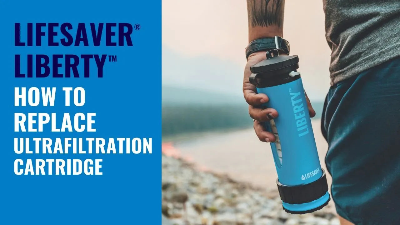 How to replace the filter cartridge on you LifeSaver Liberty